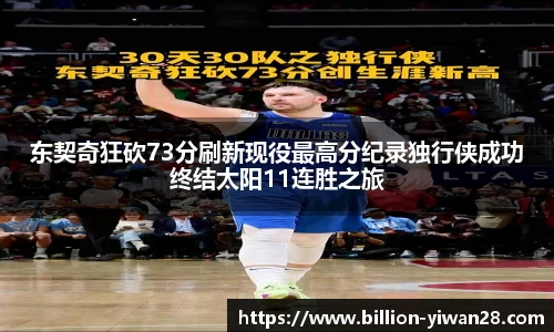 东契奇狂砍73分刷新现役最高分纪录独行侠成功终结太阳11连胜之旅